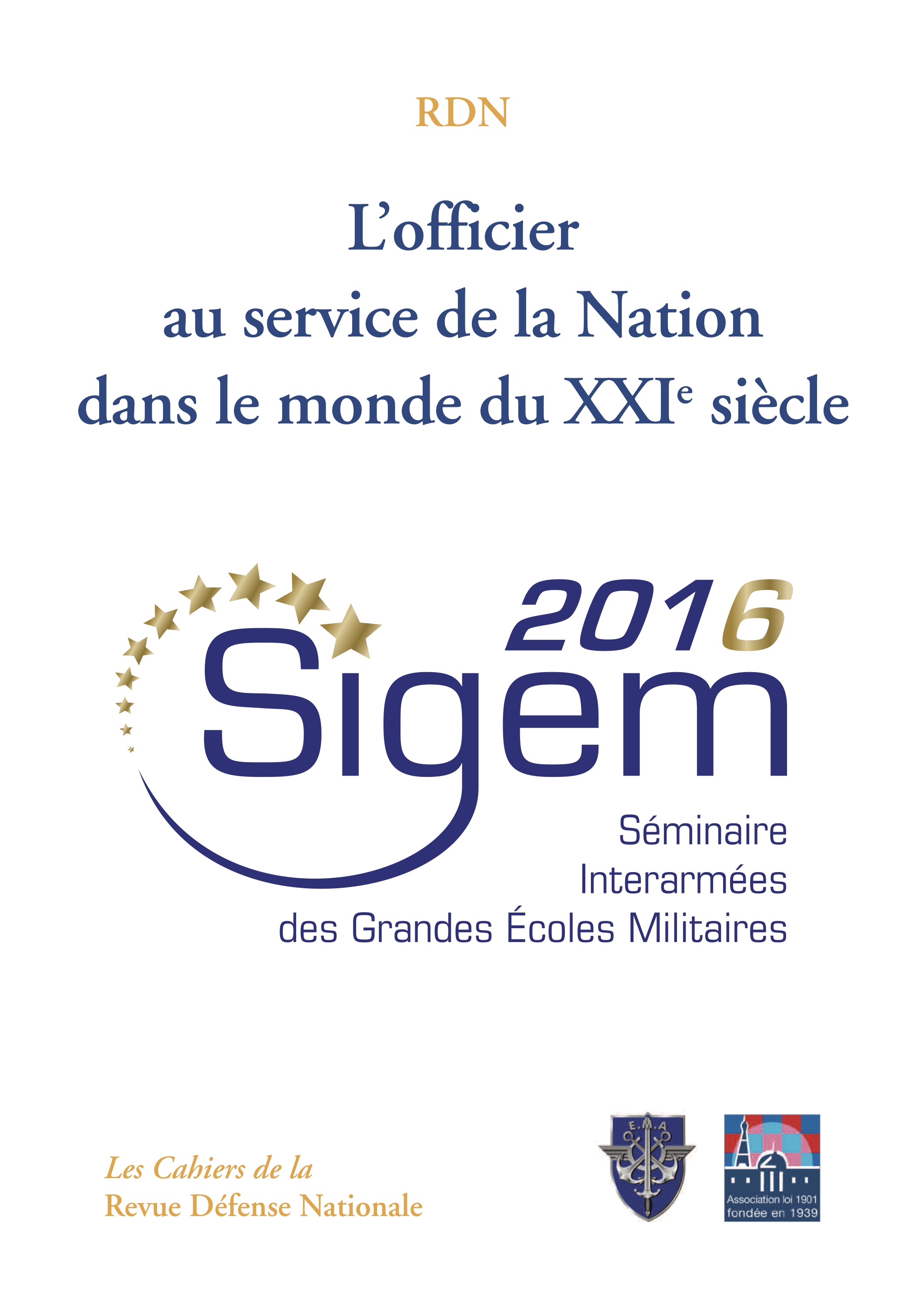 Sigem 2016 - L’officier au service de la Nation dans le monde du XXIe siècle